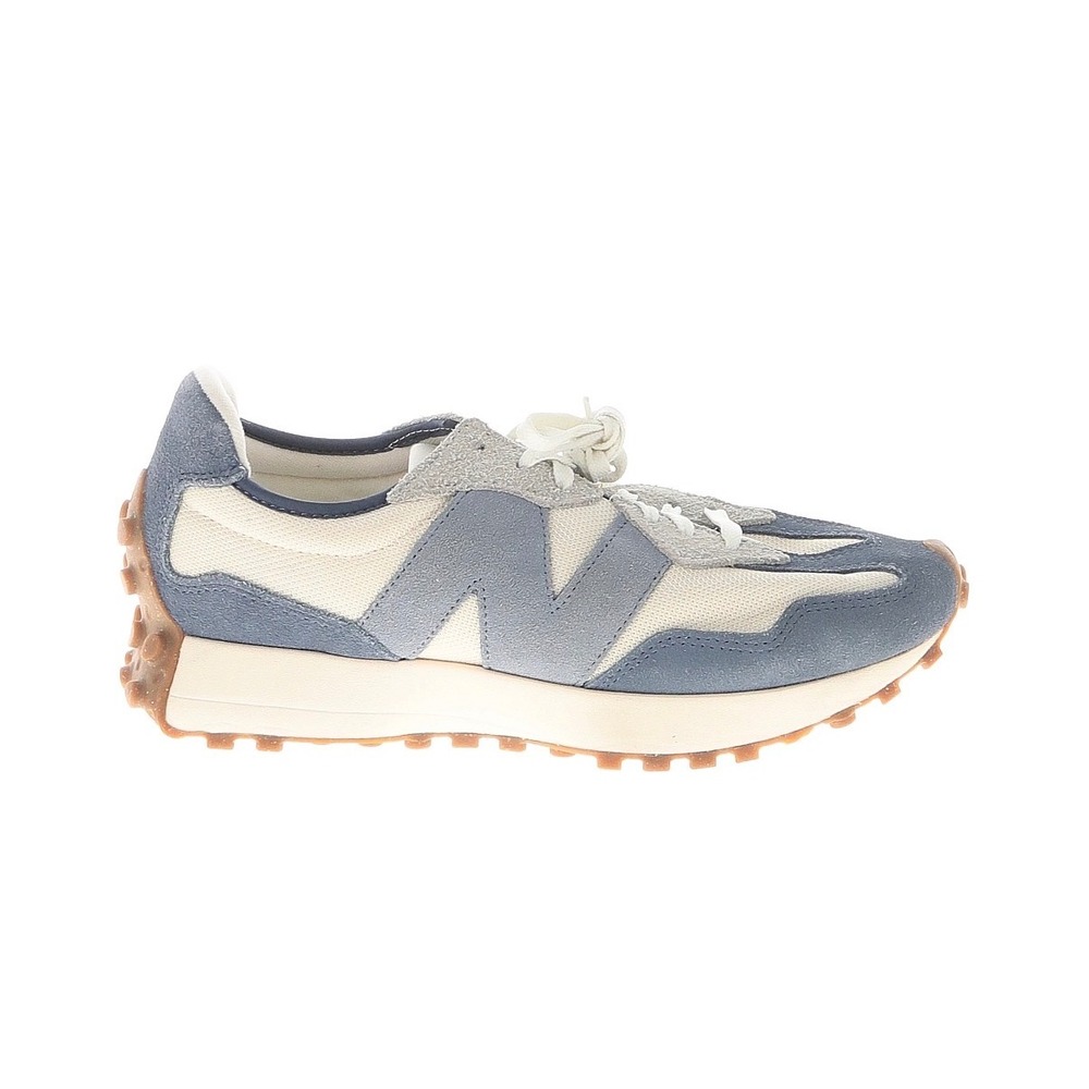 New Balance 327 Blue Cream Suede Mesh Retro Lifestyle Sneakers MS327BD New